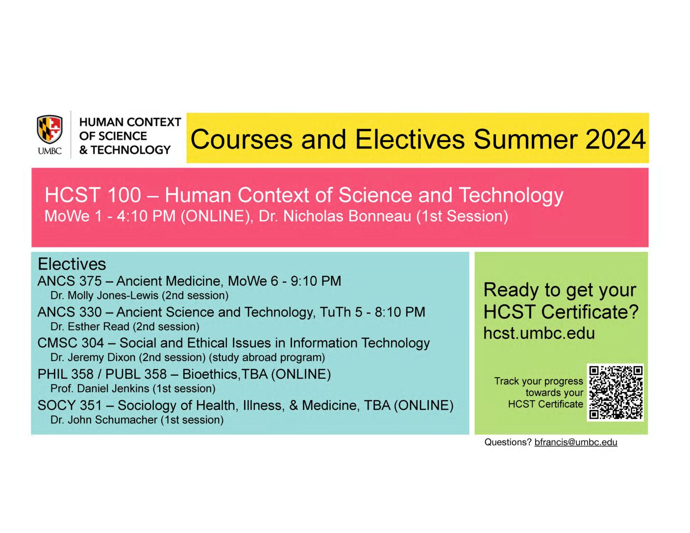 HCST Summer Courses